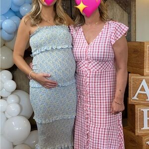 Maternity Pink Blush Dress-Size L